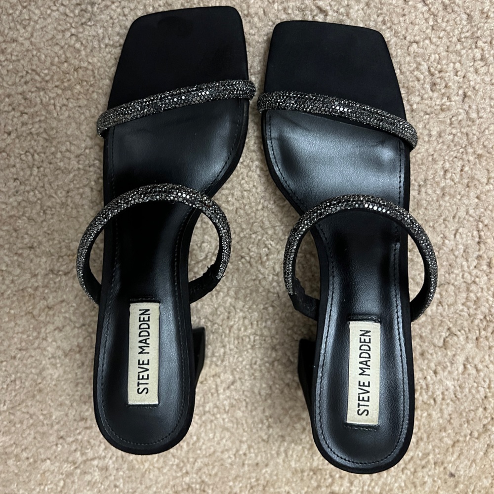 Steve Madden embellished block heel sandal